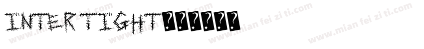 Inter Tight字体转换